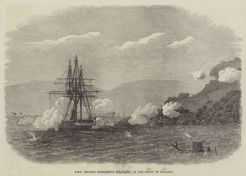 HMS Rinaldo, Malacca Boğazı