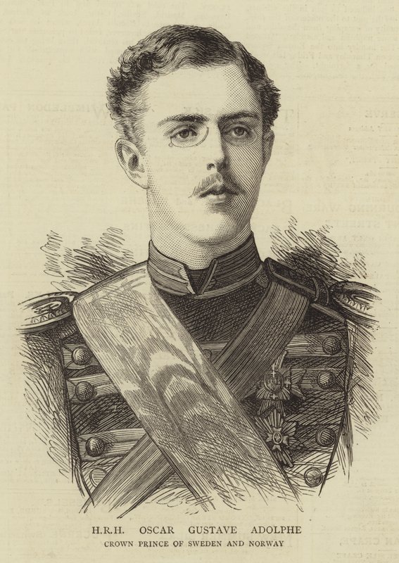 SAİK Oscar Gustave Adolphe (gravür) by English School