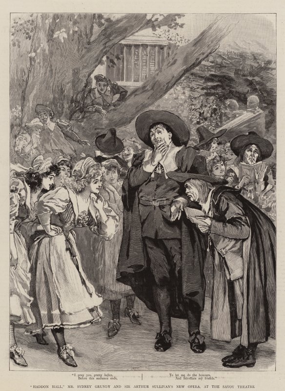 "Haddon Hall," Bay Sydney Grundy ve Sir Arthur Sullivan