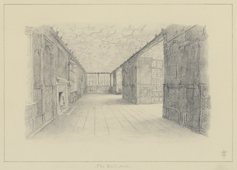 Haddon Hall, Balo Salonu (lito) by English School