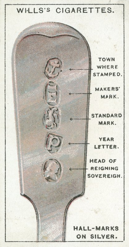 Gümüş Üzerindeki Hall-Marks by English School