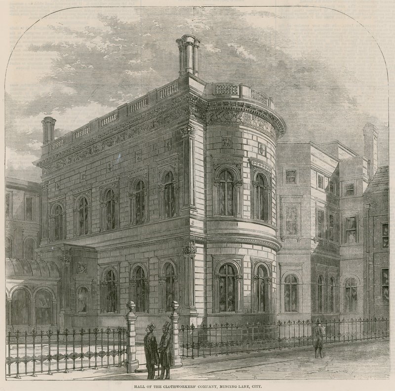 Kumaş İşçileri Şirketi Salonu, Mincing Lane, Londra by English School