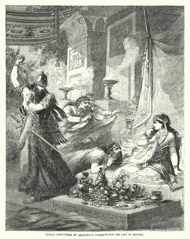 Haman, Ahaşveroş tarafından Ester