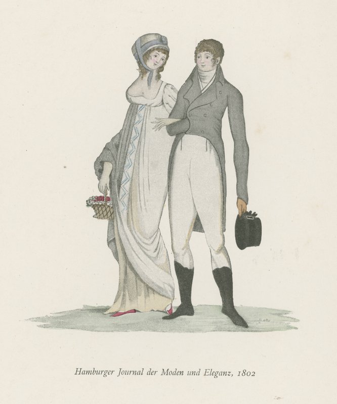 Hamburg Moda ve Zarafet Dergisi, 1802 by English School