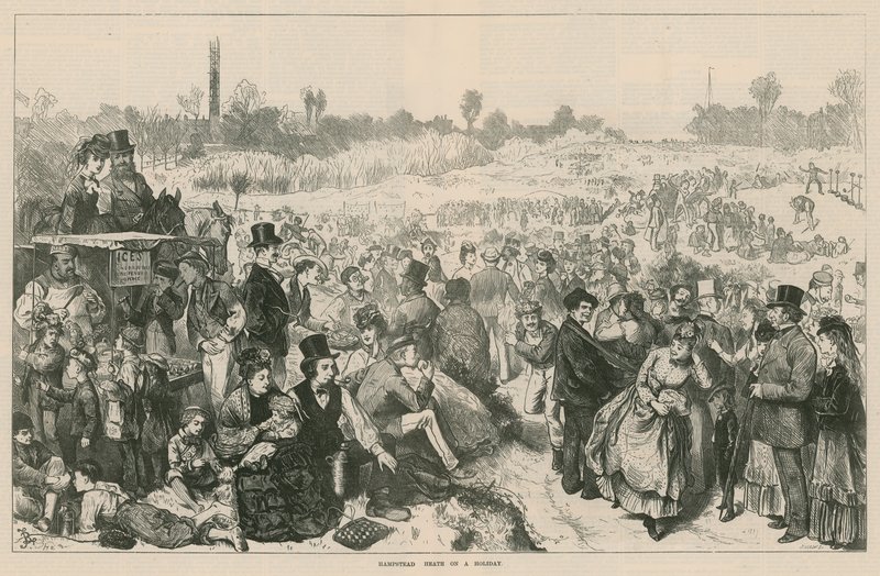 Hampstead Heath tatilde by English School