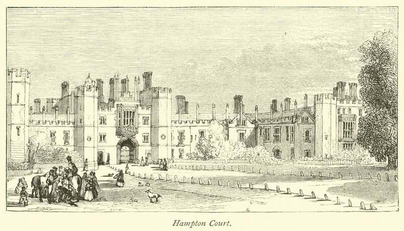 Hampton mahkemesi by English School