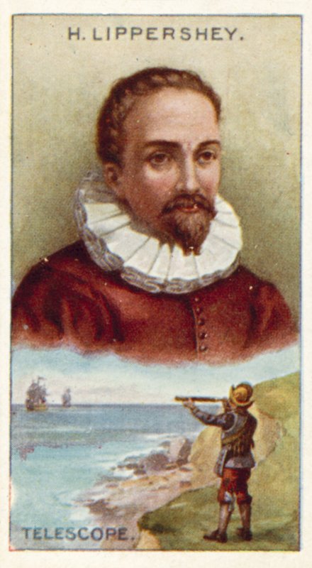 Hans Lippershey, Teleskop by English School
