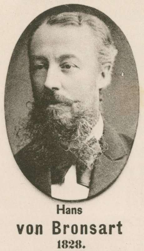 Hans von Bronsart (gravür) by English School