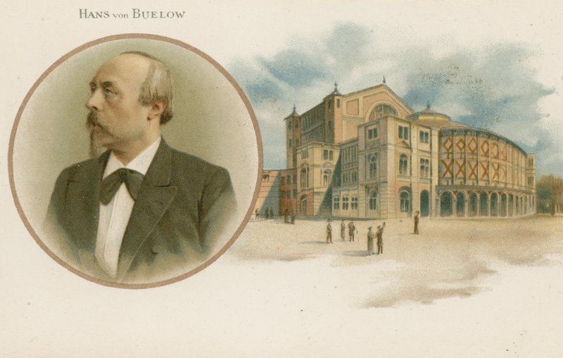 Hans von Buelow, Alman besteci, piyanist ve orkestra şefi by English School