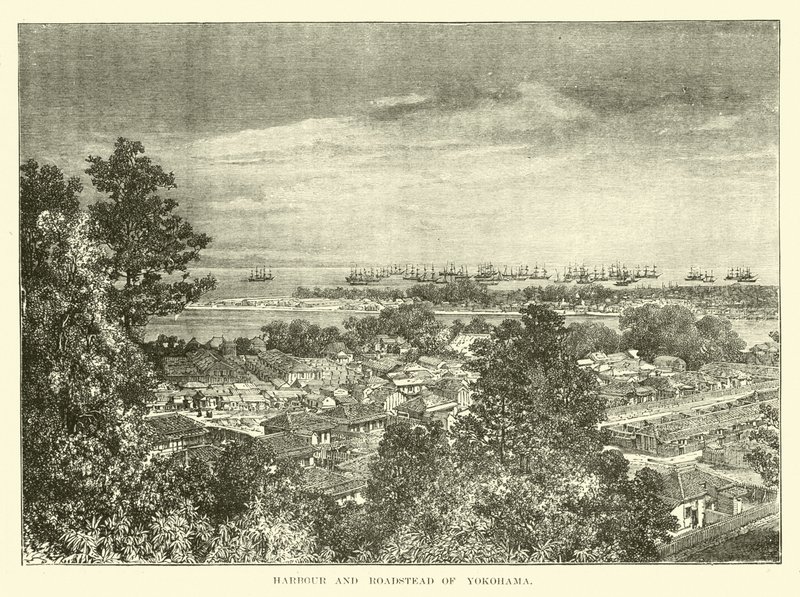 Yokohama Limanı ve Yolu by English School