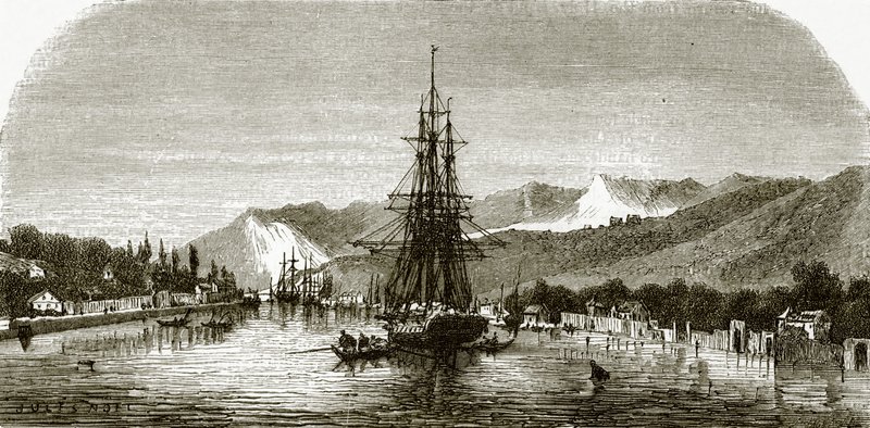 Ragusa yakınlarındaki Gravosa Limanı by English School