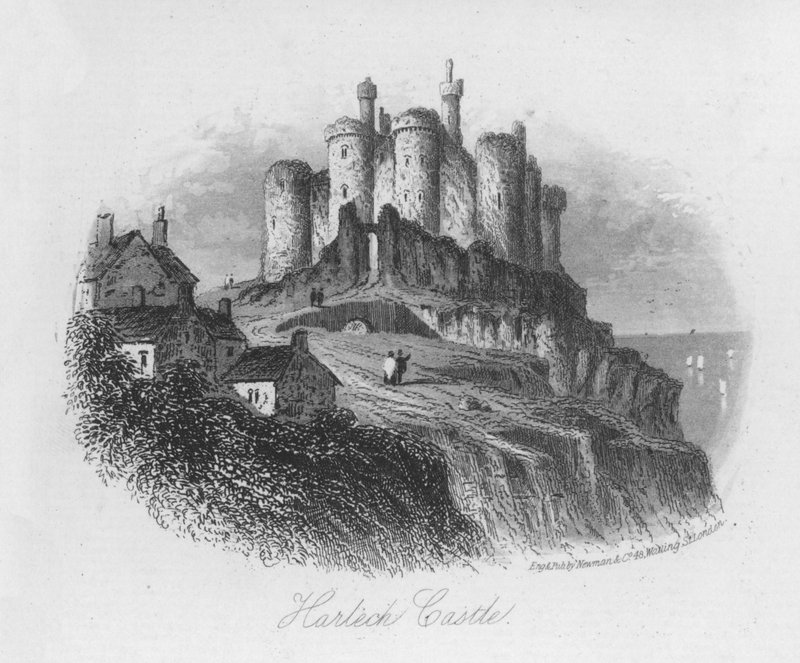 Harlech Kalesi by English School