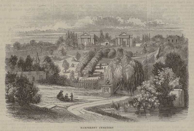 Harpurhey Mezarlığı by English School