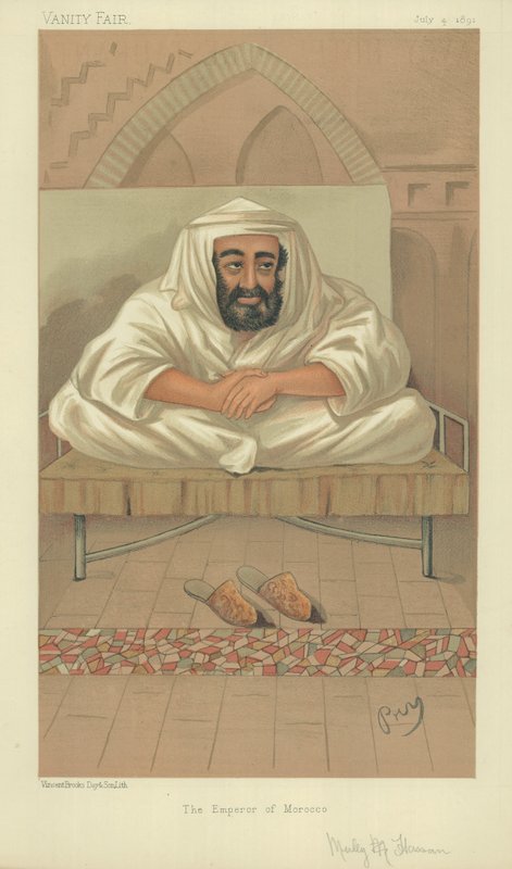 Hassan I, Fas İmparatoru by English School