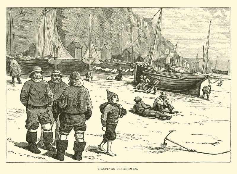 Hastings balıkçıları by English School