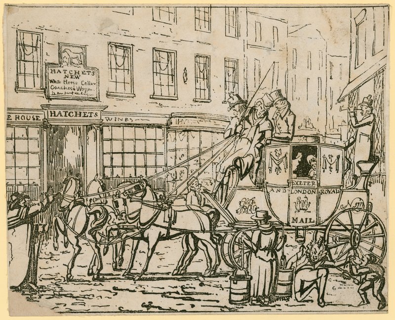 Hatchets New White Horse Mahzeni, bira evi, Drury Lane, Londra by English School