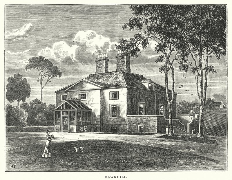 Hawkhill (gravür) by English School
