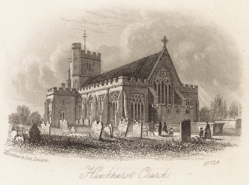 Hawkhurst Kilisesi by English School