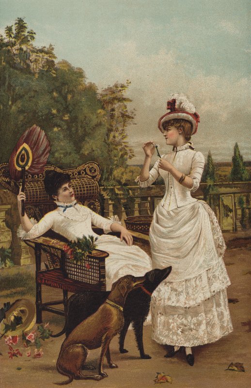 O Beni Seviyor, O Beni Sevmiyor! (chromolitho) by English School
