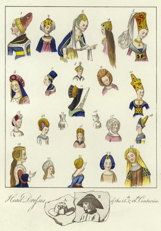 15. ve 16. Yüzyılların Başlıkları by English School