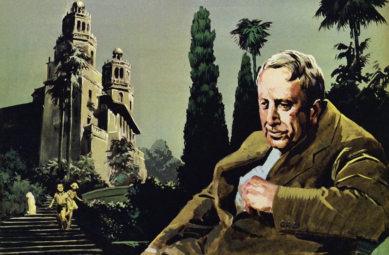 Hearst, San Simeon'da devasa, abartılı bir ev inşa etti by English School