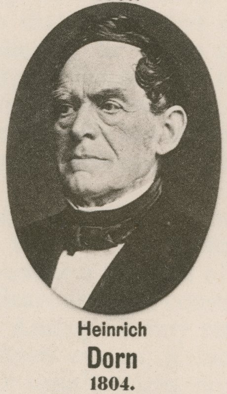 Heinrich Dorn (gravür) by English School