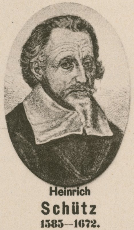 Heinrich Schutz (gravür) by English School