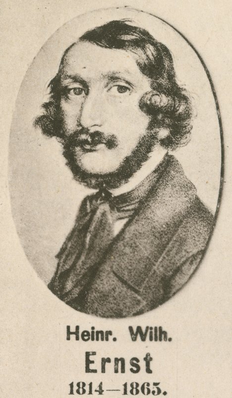 Heinrich Wilhelm Ernst (gravür) by English School