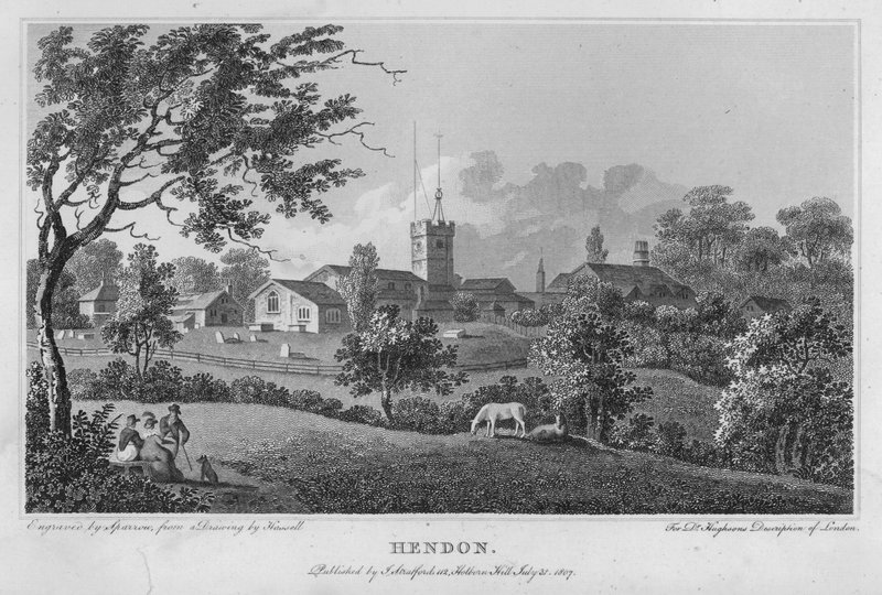 Hendon (gravür) by English School