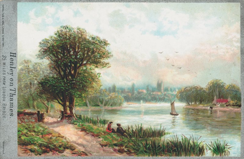 Henley Thames Nehri üzerinde by English School