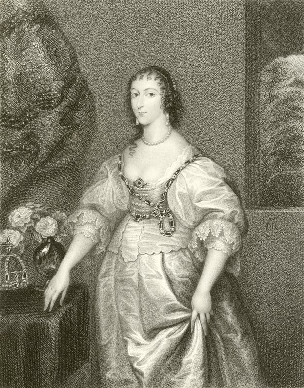 Henrietta Maria by English School