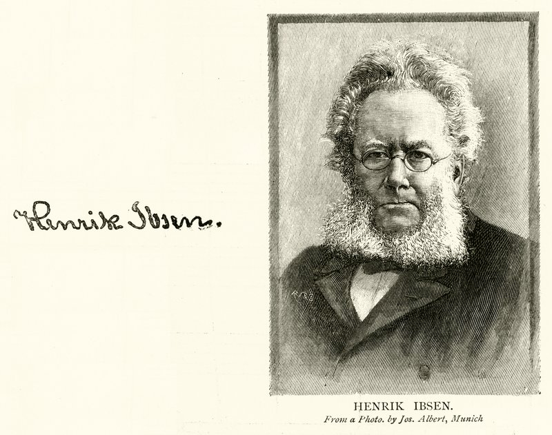 Henrik Ibsen (gravür) by English School