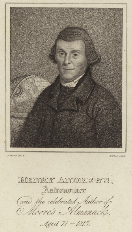 Henry Andrews, Astronom ve Moores Almanack