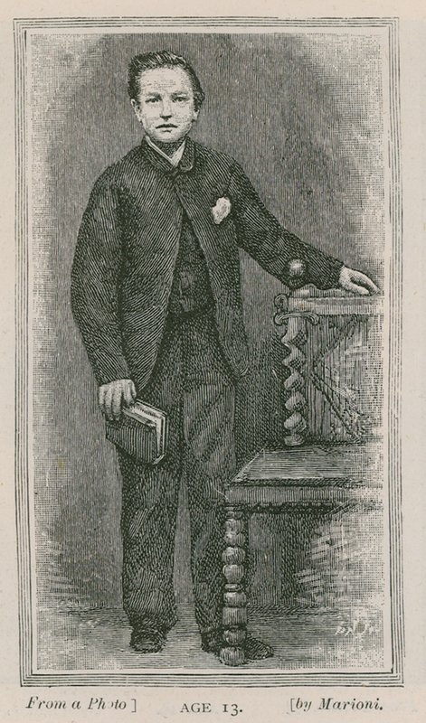 Henry Arthur Jones, oyun yazarı, 13 yaşında by English School