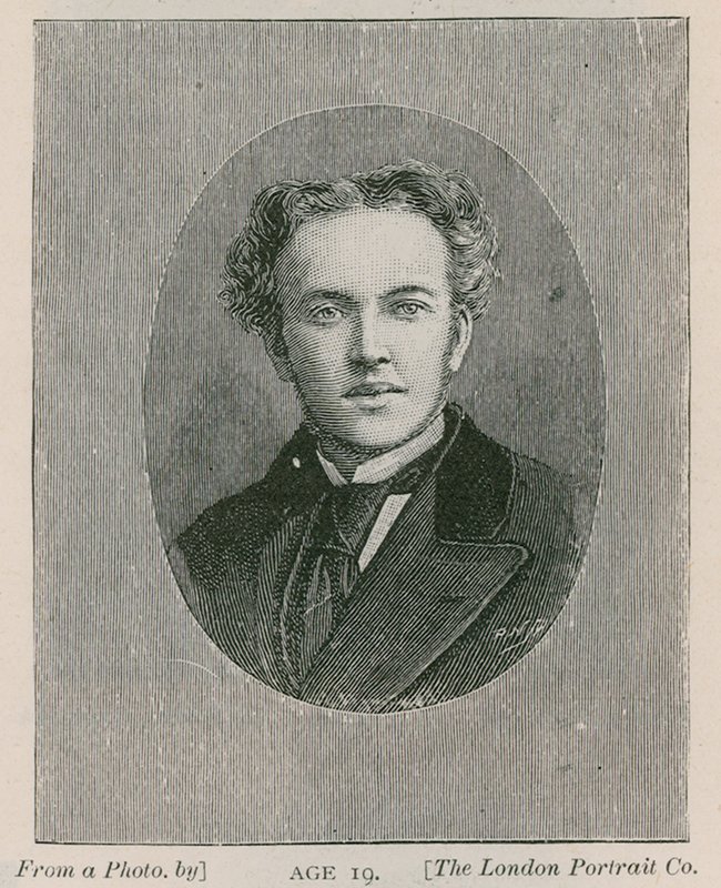 Henry Arthur Jones, oyun yazarı, 19 yaşında by English School