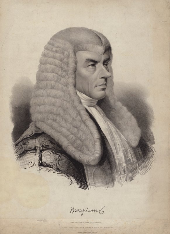 Henry Brougham, 1 Baron Brougham ve Vaux, İngiliz politikacı ve milletvekili by English School