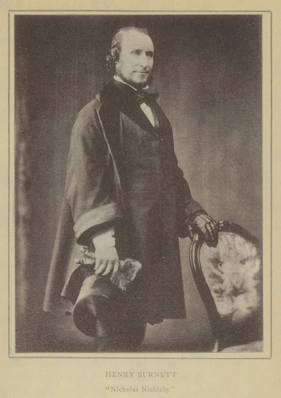 Henry Burnett, Nicholas Nickleby (taş) by English School
