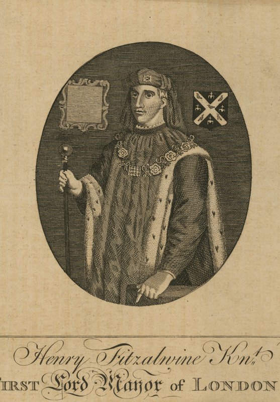 Henry Fitzalwine, Londra