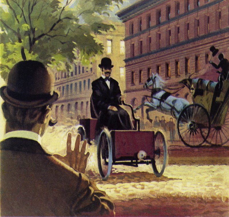 Henry Ford ilk el yapımı arabasını 1892