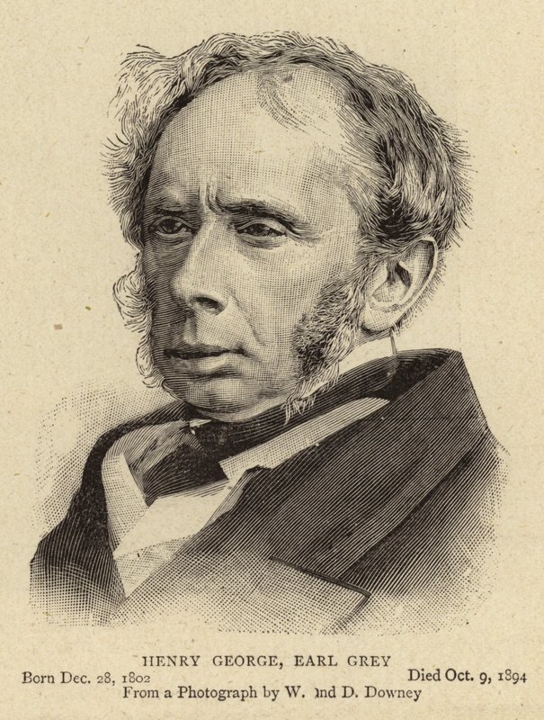 Henry George, Earl Grey (gravür) by English School