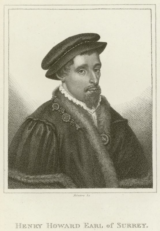 Henry Howard, Surrey Kontu (gravür) by English School