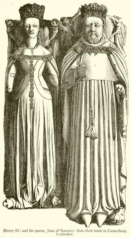 Henry IV ve Kraliçesi, Joan of Navarre by English School