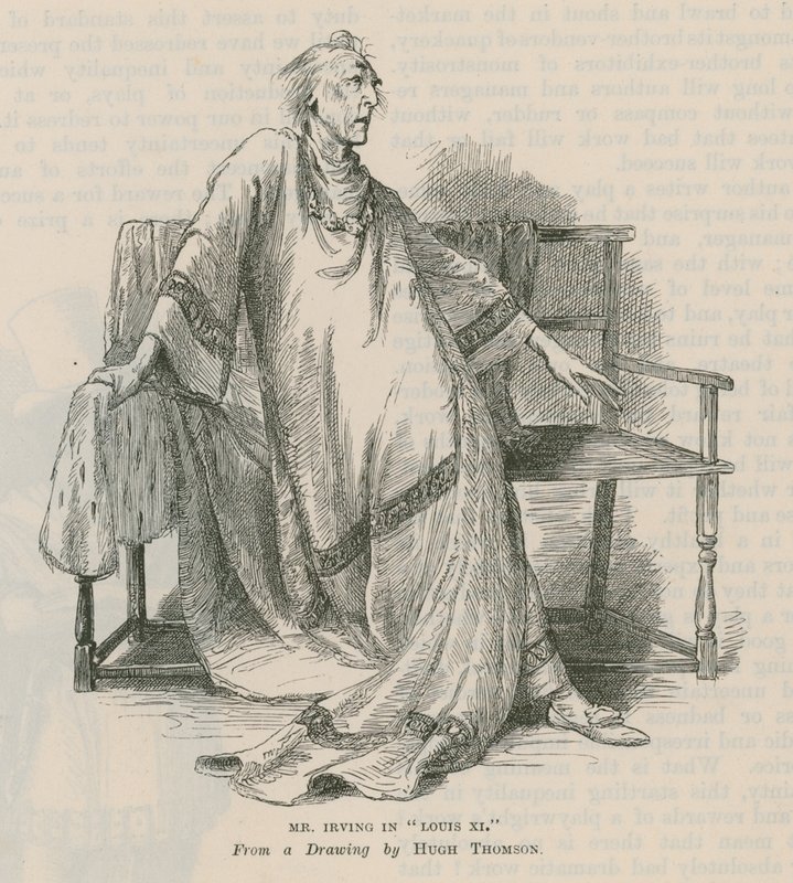Henry Irving, aktör, Louis XI