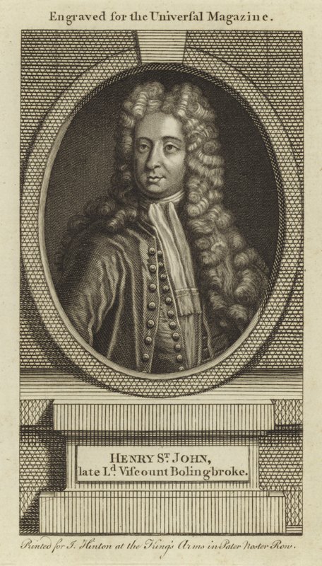 Henry St John, Geç Lord Vikont Bolingbroke by English School