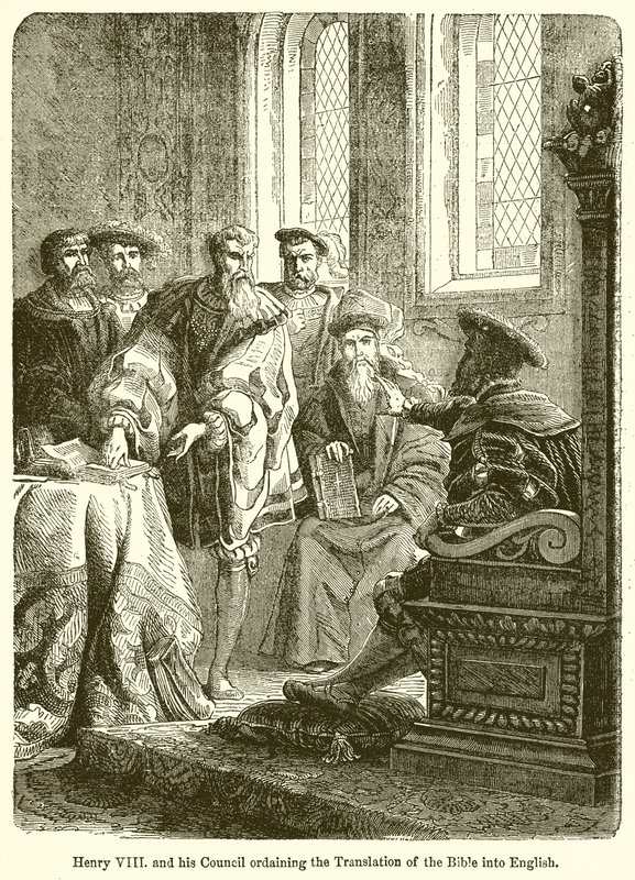 Henry VIII. ve onun Konseyi, İncil