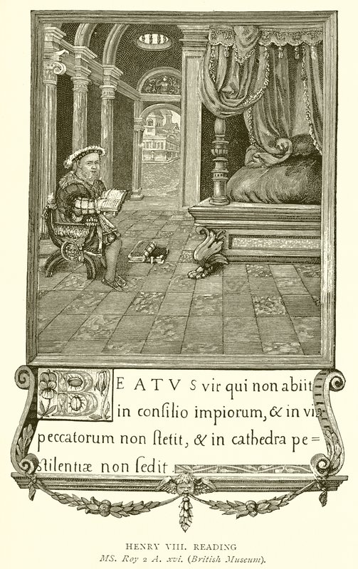 Henry VIII okuma by English School