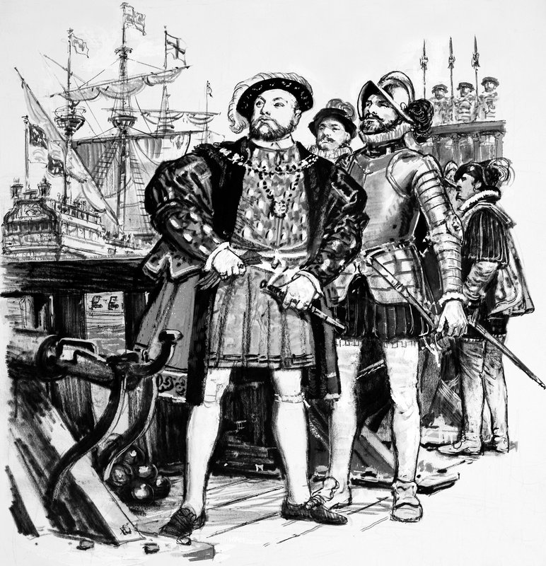 Henry VIII who built up England