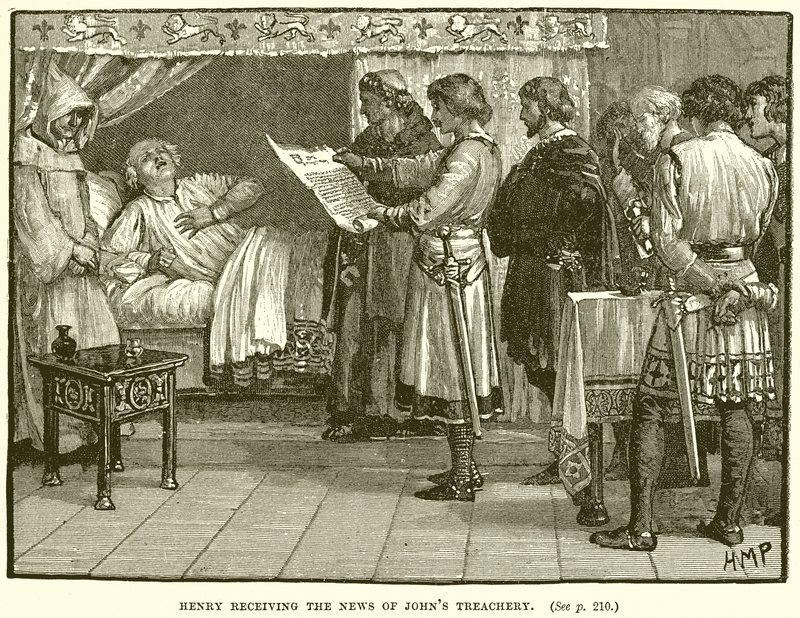 Henry, Johns İhanetinin Haberini Alırken by English School