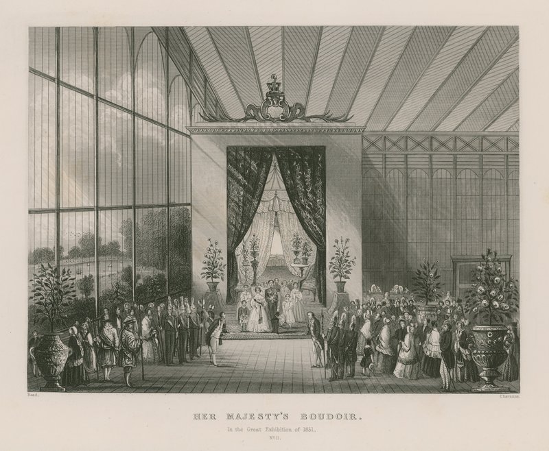 1851 Büyük Sergisinde Majestelerinin Boudoir