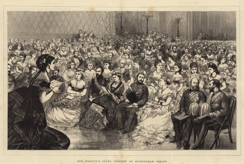 Majestelerinin Buckingham Sarayı